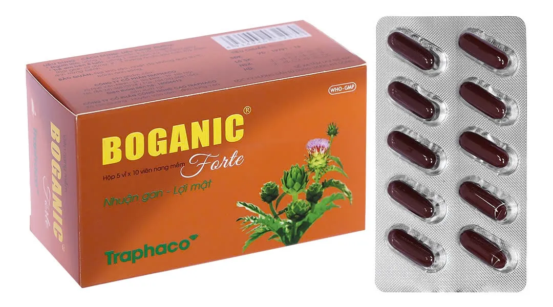 Boganic bao phim TPC (H/100v)  – Viên bao phim hỗ trợ giải độc, bổ gan hiệu quả